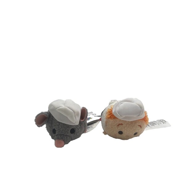 Disney Parks Pixar Ratatouille Remy & Alfredo Tsum Tsum Mini Plush Set - Picture 1 of 14